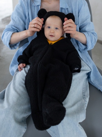 Утепленный комбинезон тедди 